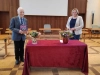 Verleihung des Heimatpreis 2021 der Stadt Dinslaken an Sepp Aschenbach (hier mit der Bürgermeisterin Michaela Eislöffel) - Bild 2